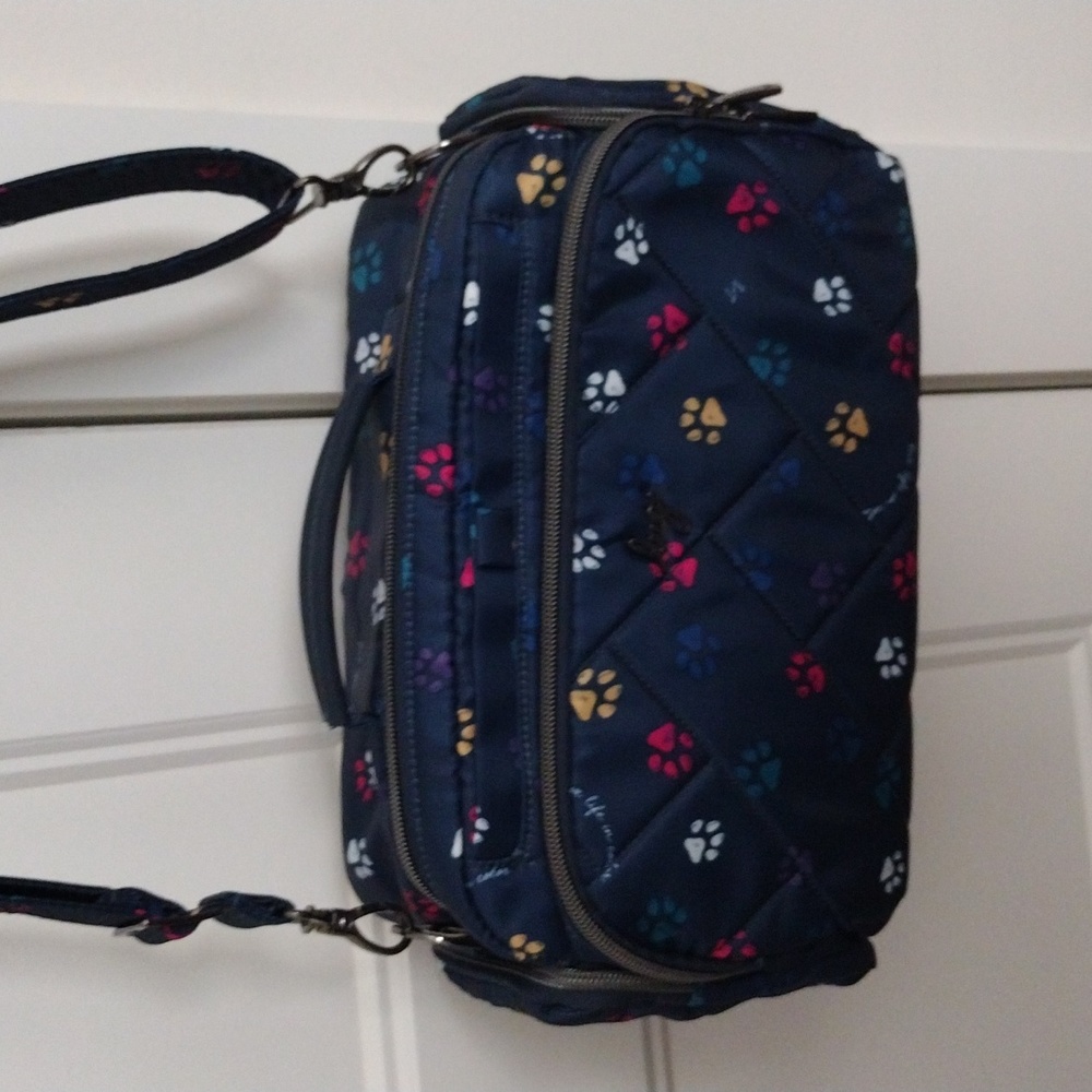 NWOT Lug Paws Navy Trolley Crossbody 2